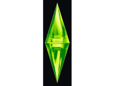Sims Plumbob Diamond Bookmark - Hueforge