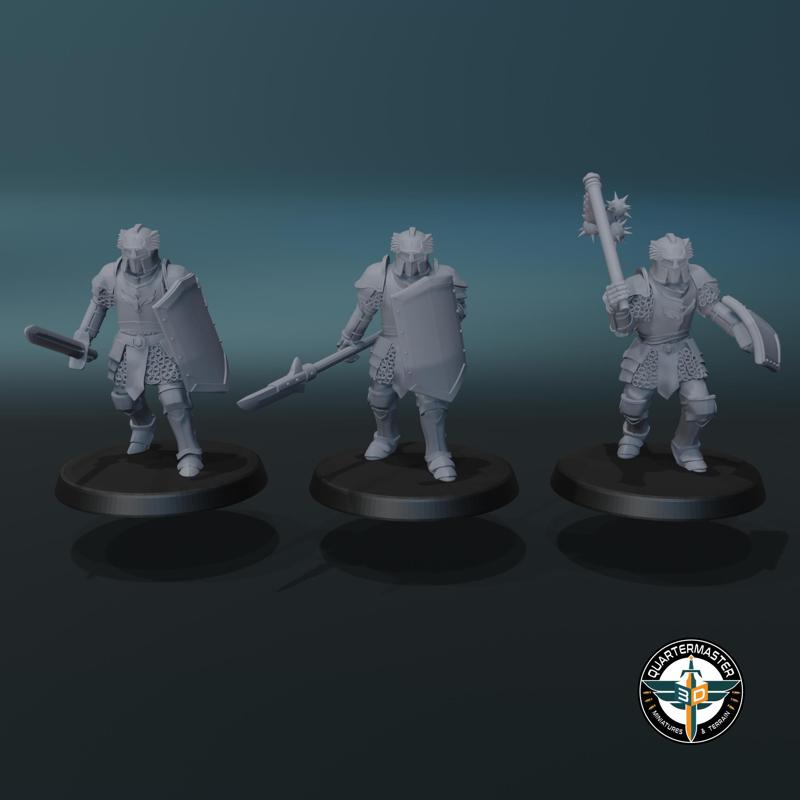 Knights with Modular Weapons