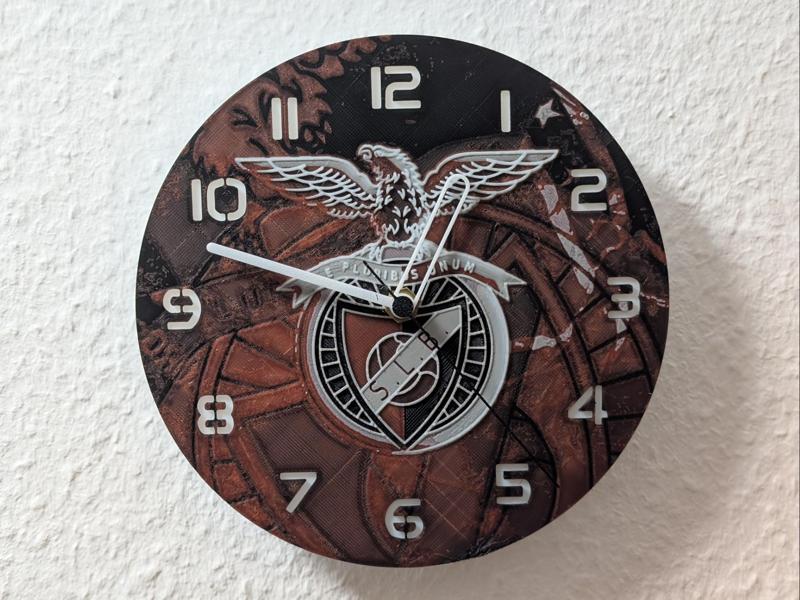 wall / desk clock Sporting Club Benfica Logo