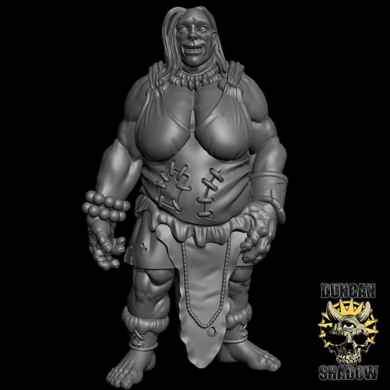 Female Hill Giant  (Pre Supported)