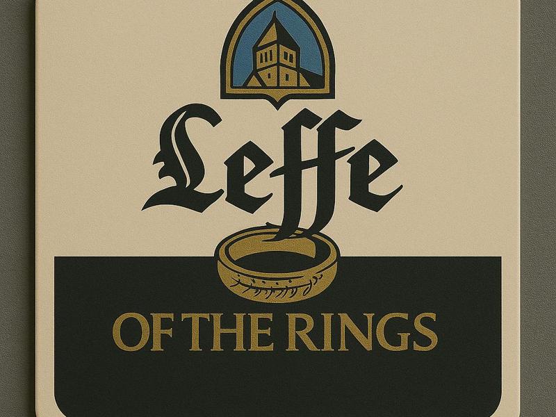 Leffe Of The Rings Coaster