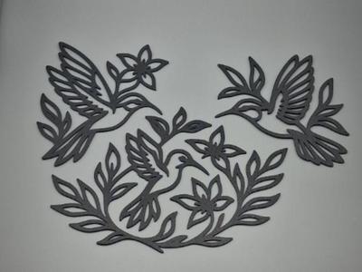 Mountain Hummingbird – 3D Wall Art Model