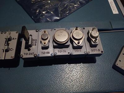 Tektronix 576 & 577 curve trace transistor adapter 