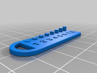 Key Decoder Keychains (Tubular and Regular)