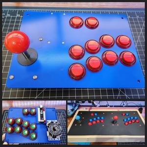 Arcade Button Plate