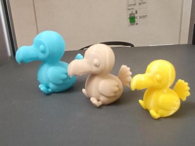 Mini Dodo 3D stile chibi keychain/decor