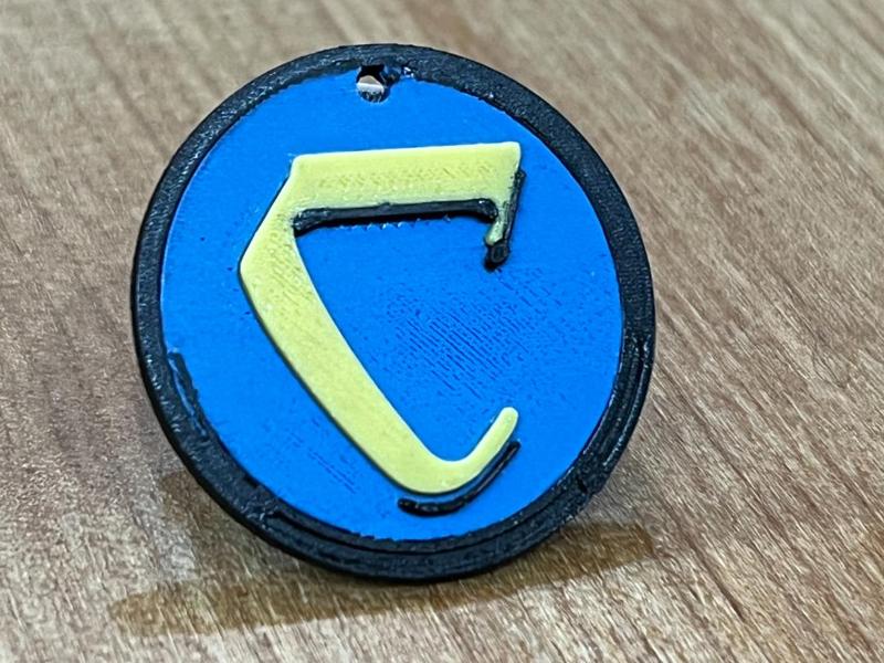 Carcassonne keychain or indicator