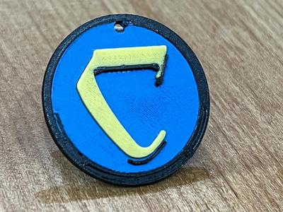 Carcassonne keychain or indicator