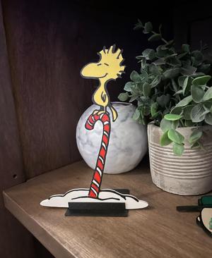 Woodstock Christmas Display / 4 color / Peanuts
