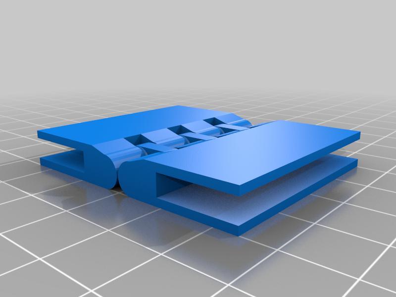 Glass to glass hinge