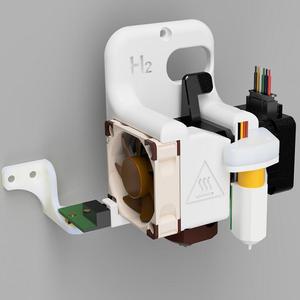 BIQU H2 V2 mount for Anycubic i3 Mega MK4 with Noctua A4x10 + BLTouch + Endstop Bracket