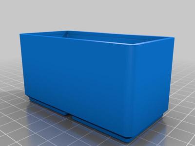 Gridfinity Disposable Razor Blade Box W/ Lid