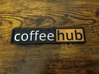Coffee Hub Sign
