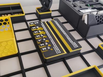 Gridfinity bolt measuring tool