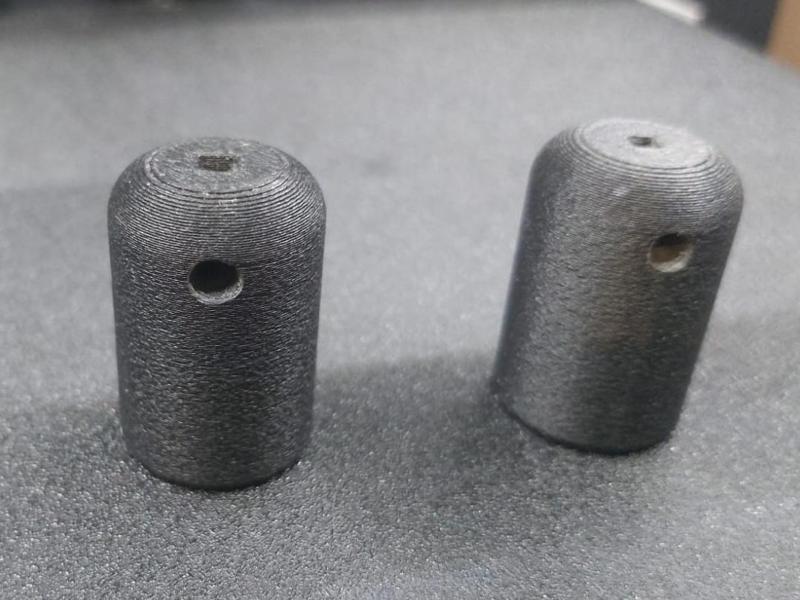 Knob for threading with M3 and M4