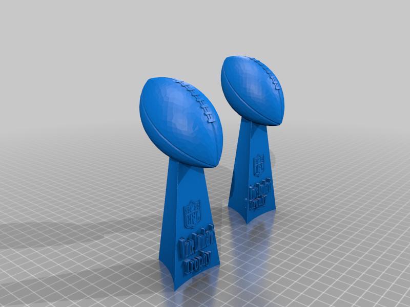 super bowl trophy x2