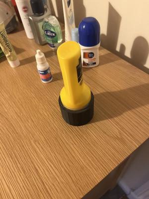 Inverted L'Oreal roll-on stand