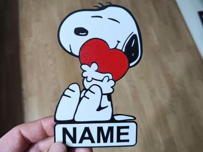 SNOOPY—YOUR NAME