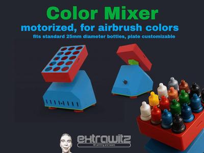 Motorized Airbrush Color Mixer