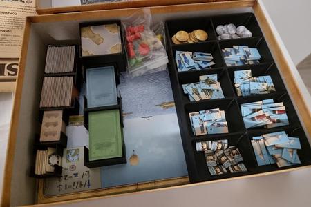 Shipyard board game insert organiser