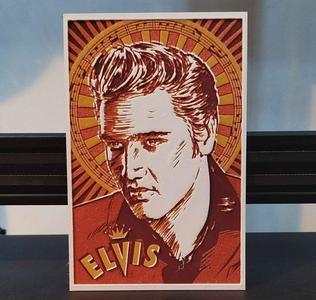 Elvis portrait - Hueforge