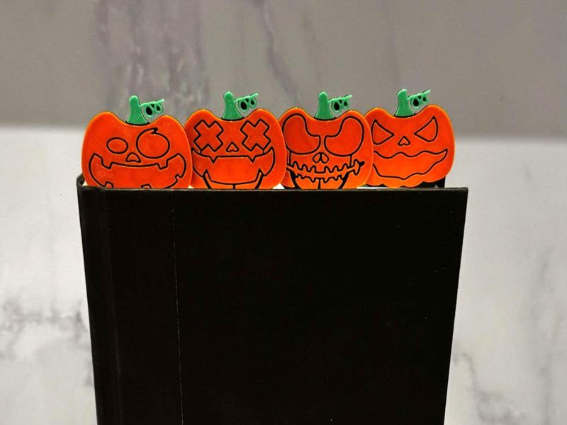 Halloween Pumpkin Patch Bookmark Collection
