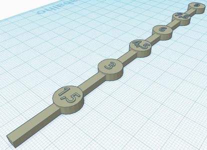 DnD Distance Ruler (metric)