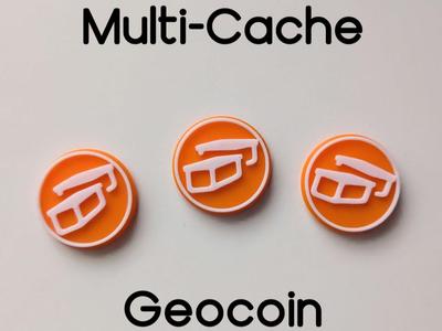 Multi Geocache Coin/Geocoin
