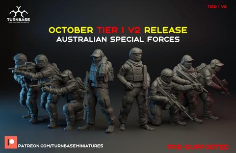 TurnBase Miniatures: Wargames - Australian Special Forces
