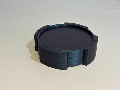 Coaster Set + Holder