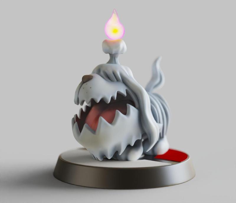 Greavard - LEGENDARY -POKEMON SCARLET AND VIOLET POKEDEX- FAN ART - POKÉMON FIGURINE