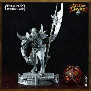 Gnoll Heavy Halberd (40mm)