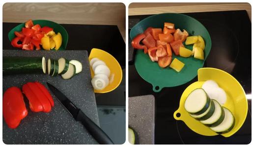 Bowl for vegetable cutting board (two sizes)   