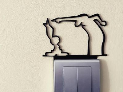 Funny Light Switch Gadget – La Linea Balum 45   