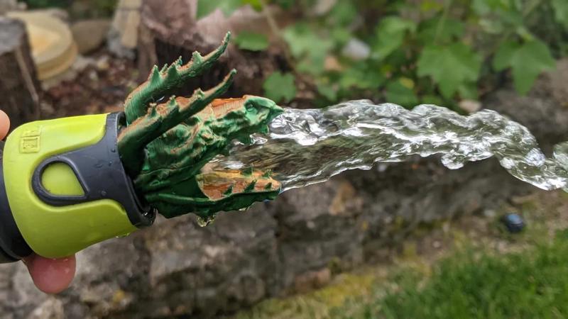 dragon head for garden hoses   