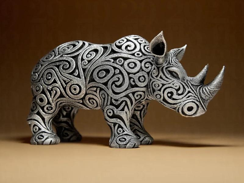 Designer RHINO Sculpture   