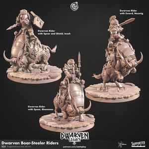 Dwarven Boar-Steeler Riders (Pre-Supported) | Cast n Play