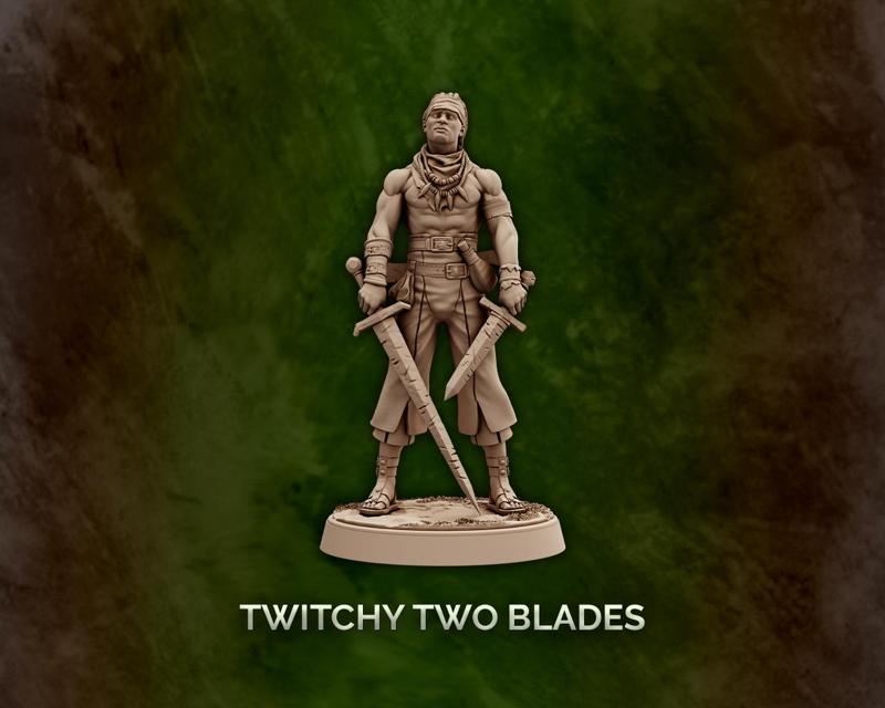 Twitchy Two Blades - Human Rogue
