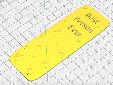 "Best Person Ever" Bookmark   