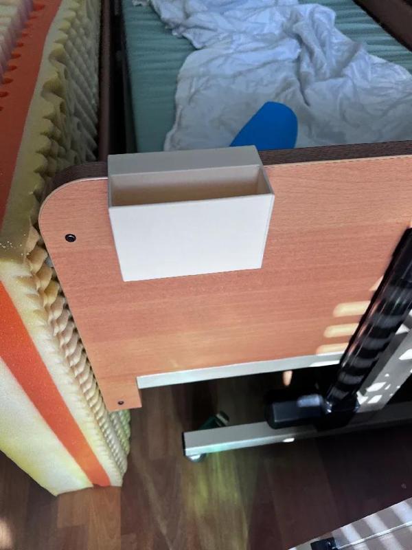 Box for hospital bed   