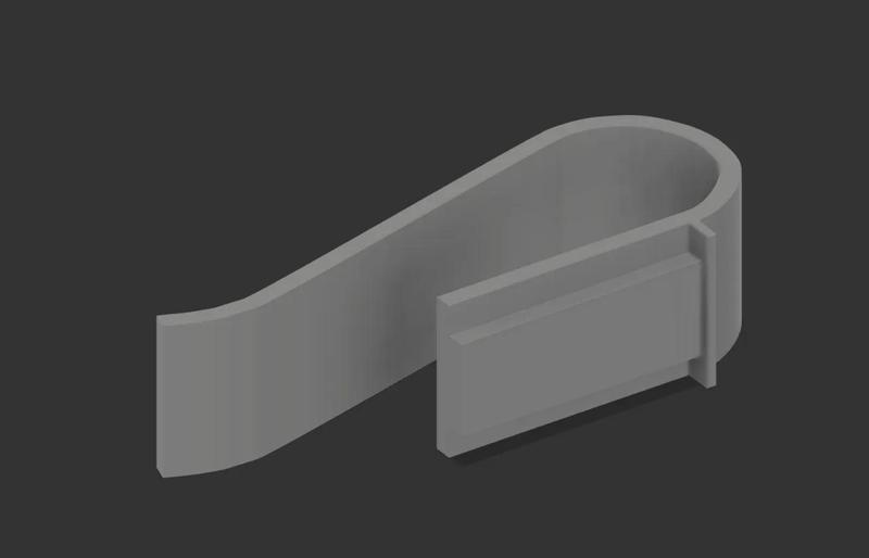 Sun Visor Clip for a Steel Line Garage Remote Holder   