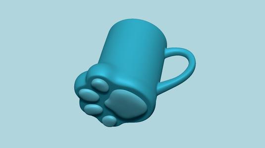Cat Paw - Cute Creative MUG STL