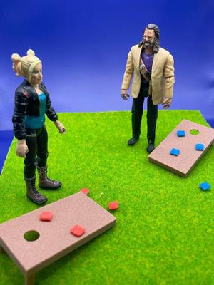 Cornhole Set (1:18 scale)   