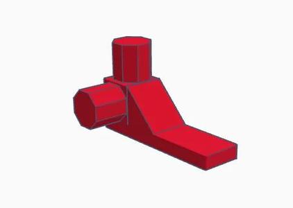 2 Way Internal PVC Pipe Connector With Foot   
