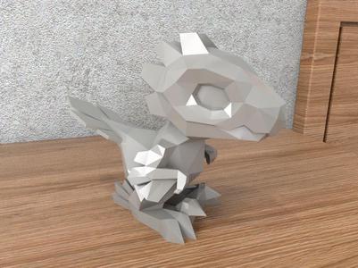 Baby Raptor LowPoly (LowPoly 1)