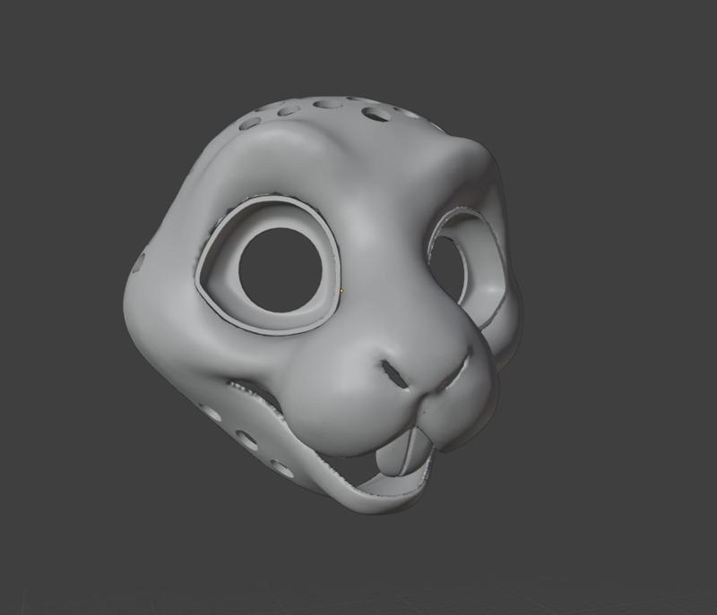 Bunny STL Fursuit Head Base