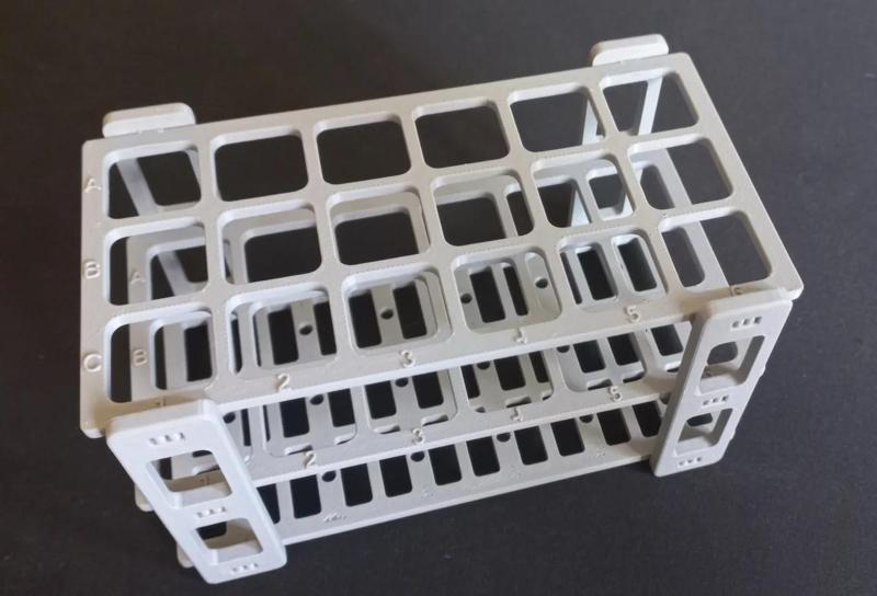 3x6 Test tube rack for up to 20mm diameter   