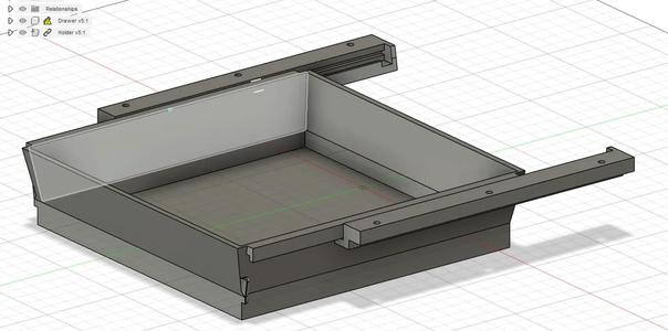 Drawer Under Desk   