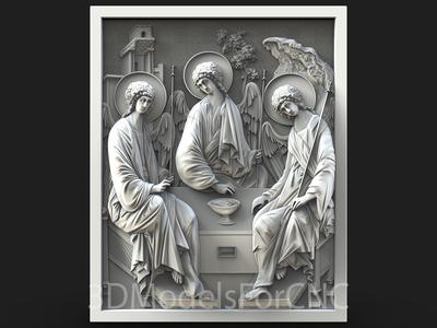 3D Model STL File for CNC Router Laser & 3D Printer The Holy Trinity
