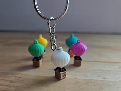 Hot Air Balloon - Key Chain